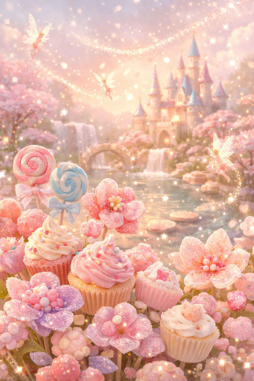 Fondant parfumé individuel - Fleurs sucrées