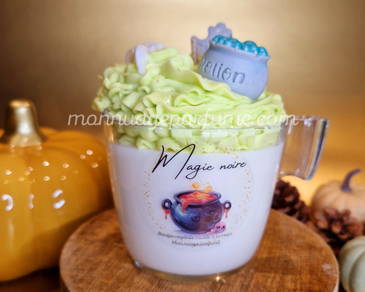 Bougie gourmande "Magie noire"