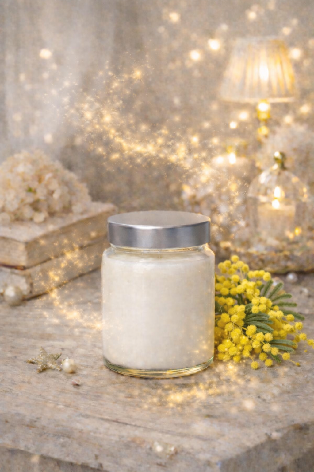 🕯️ Bougie parfumée classique - Mimosa