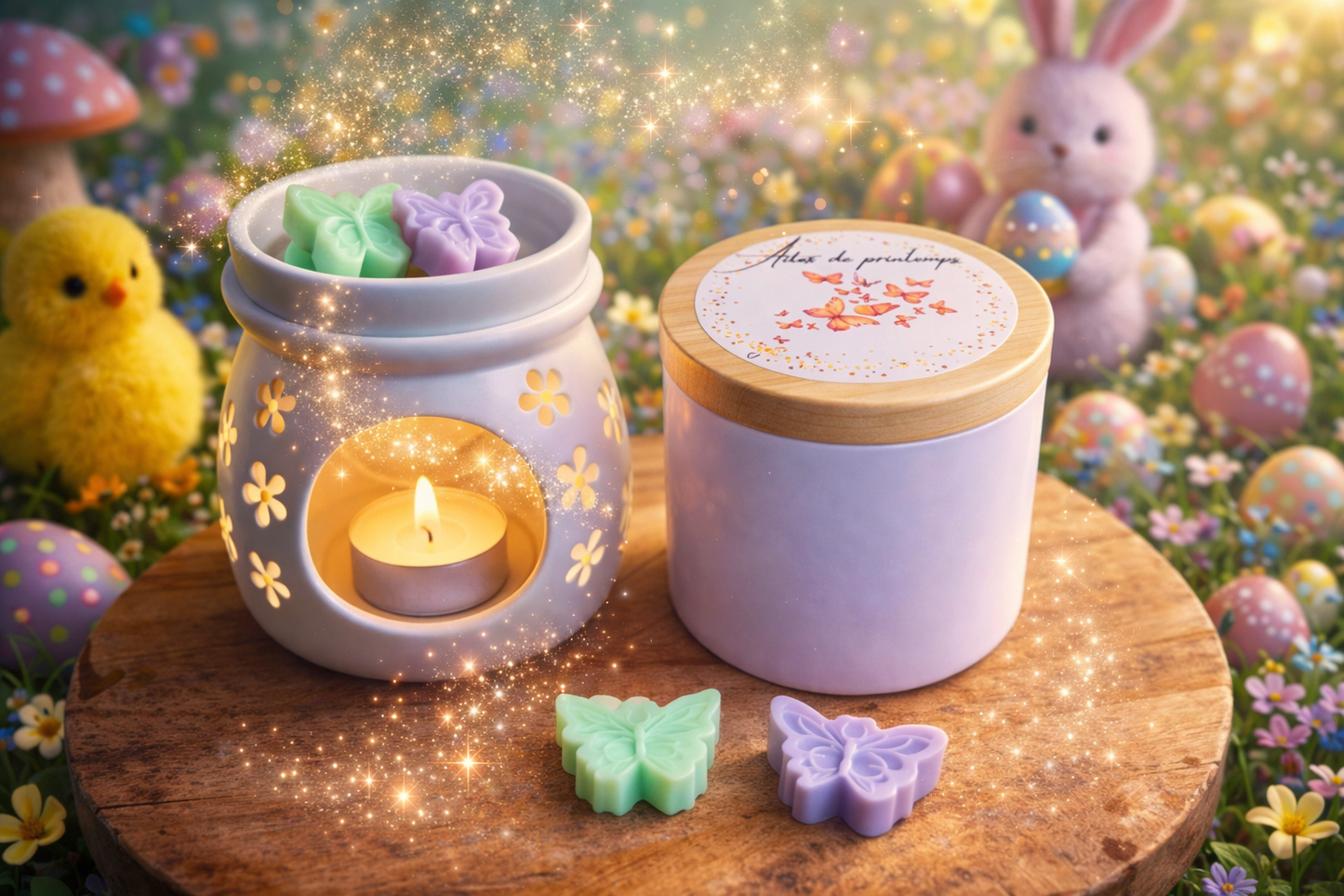 Fondants parfumés – Ailes de printemps