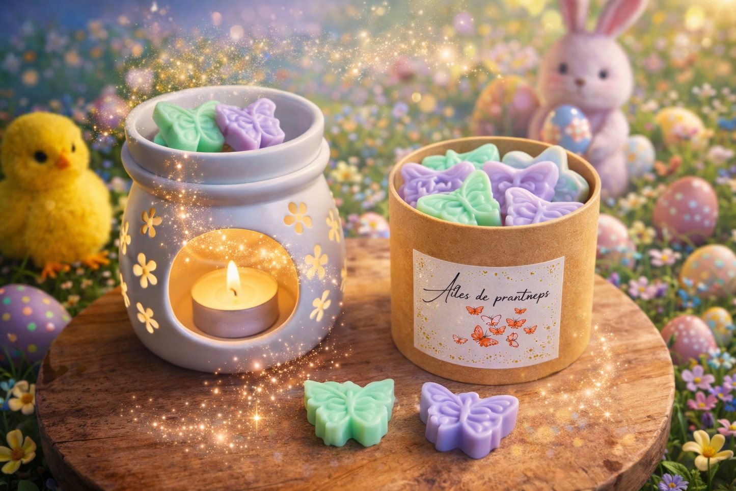 Fondants parfumés – Ailes de printemps