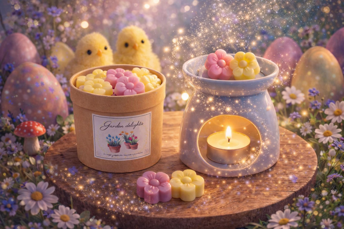 🌸 Fondants parfumés – Jardin printanier
