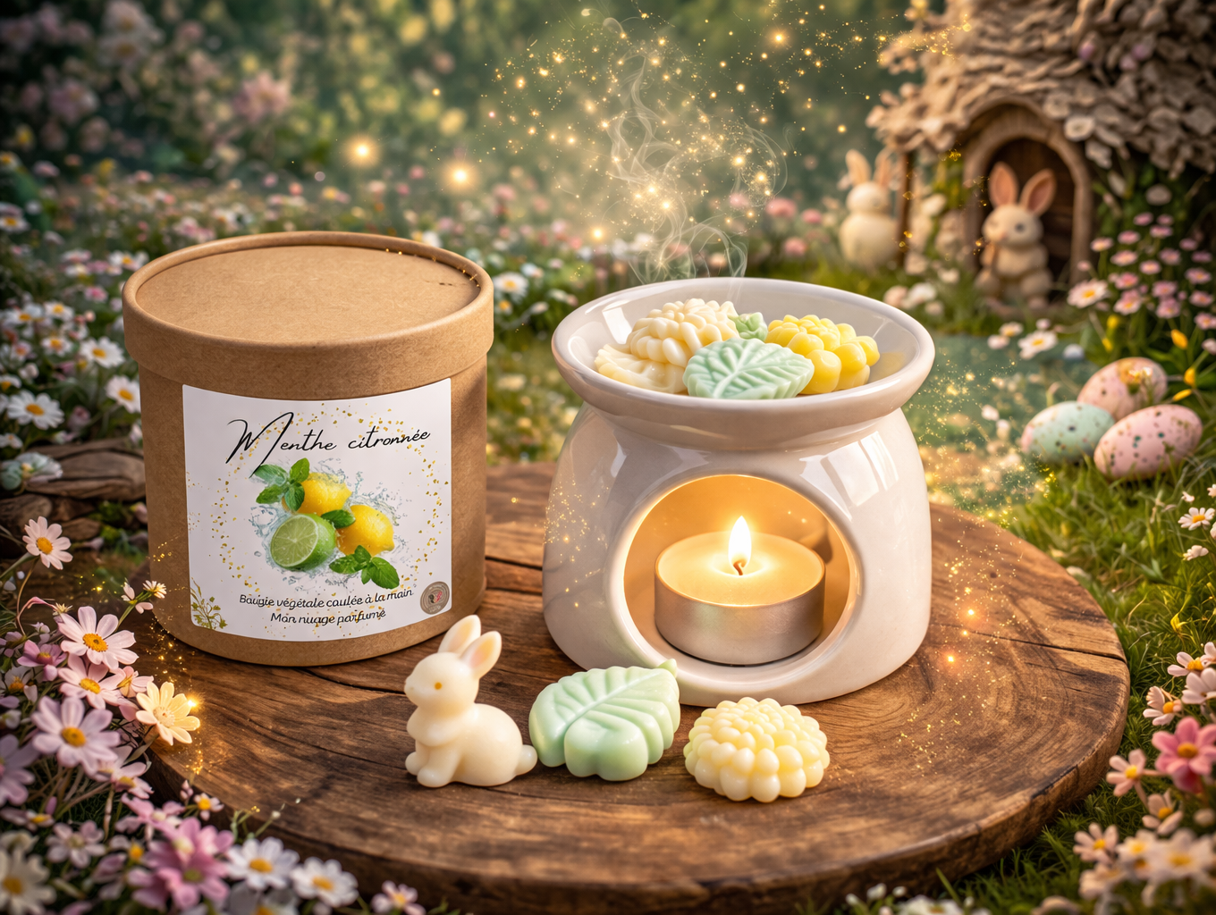 Fondants parfumés – Menthe citronnée