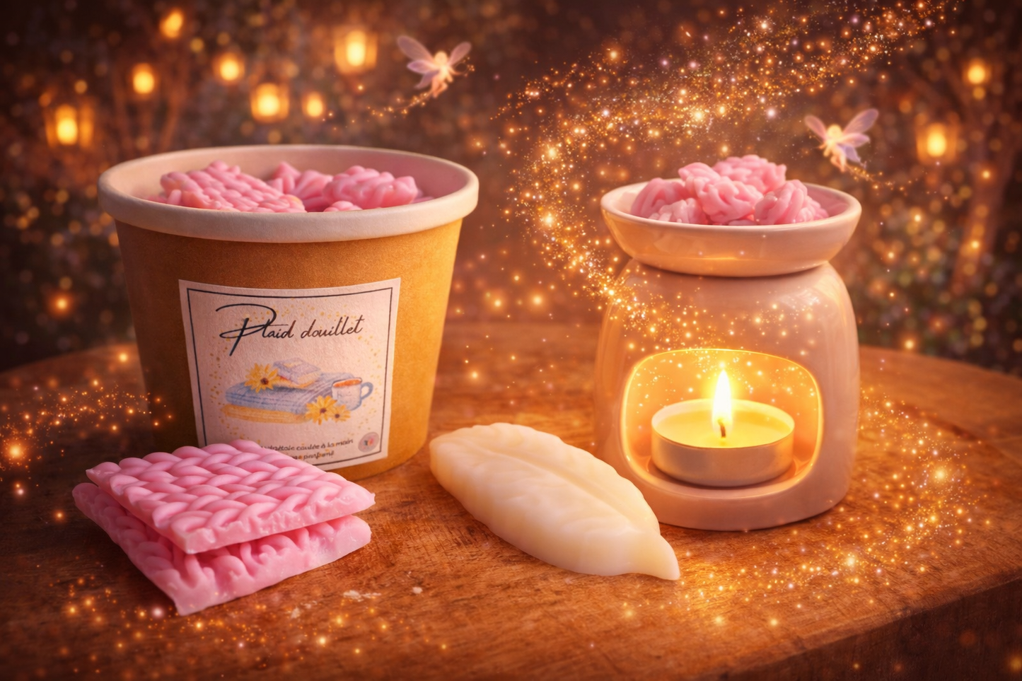 Petit pot enchanté – Plaid douillet
