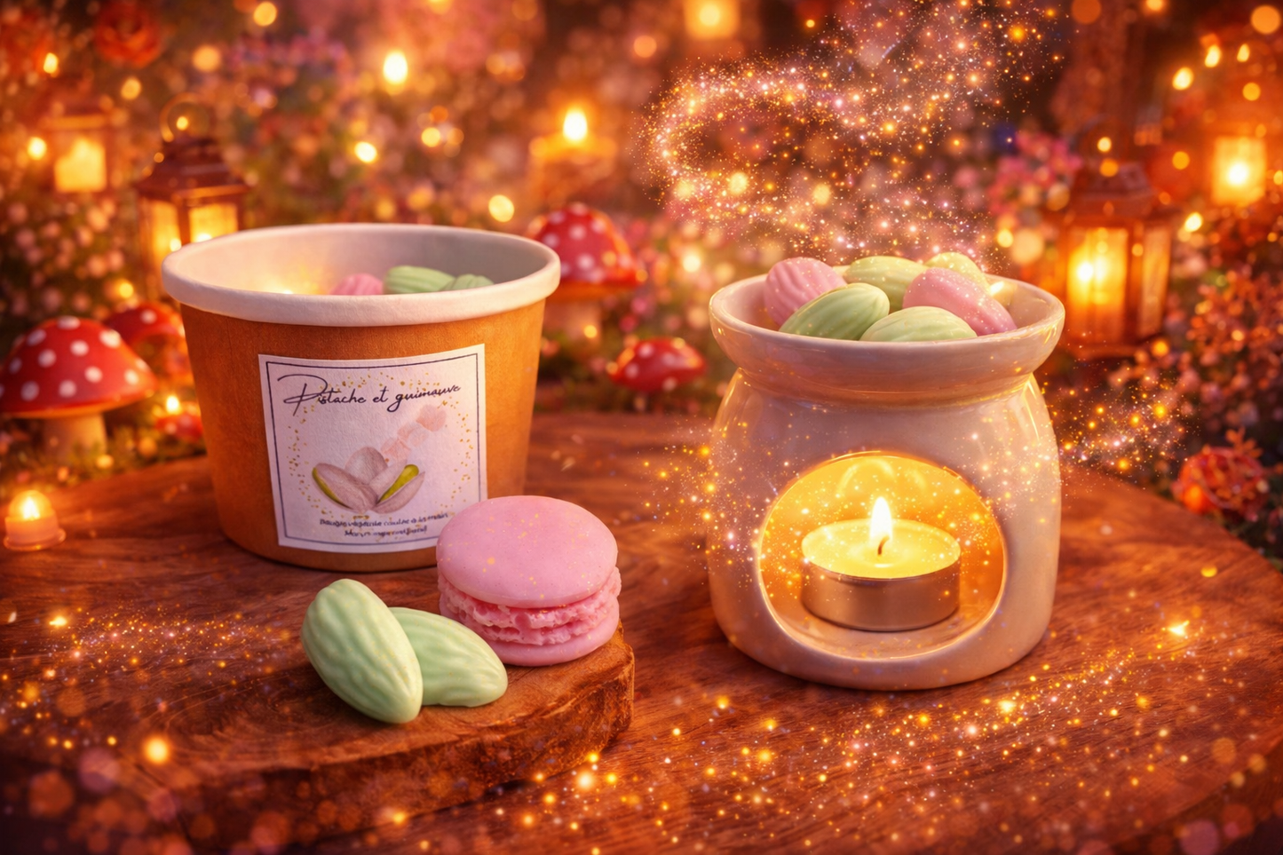 Petit pot gourmand – Pistache guimauve