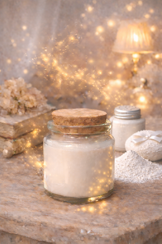 🕯️ Bougie parfumée classique - Talc