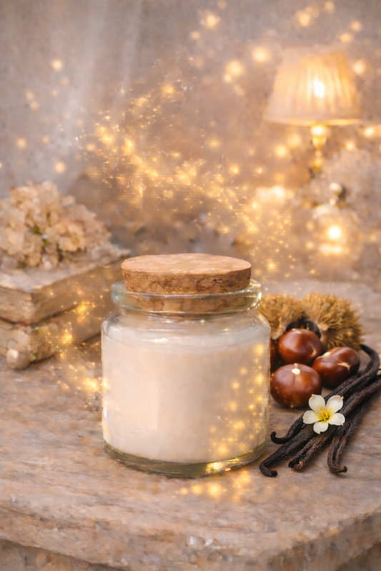 🕯️ Bougie parfumée classique - Vanille châtaigne