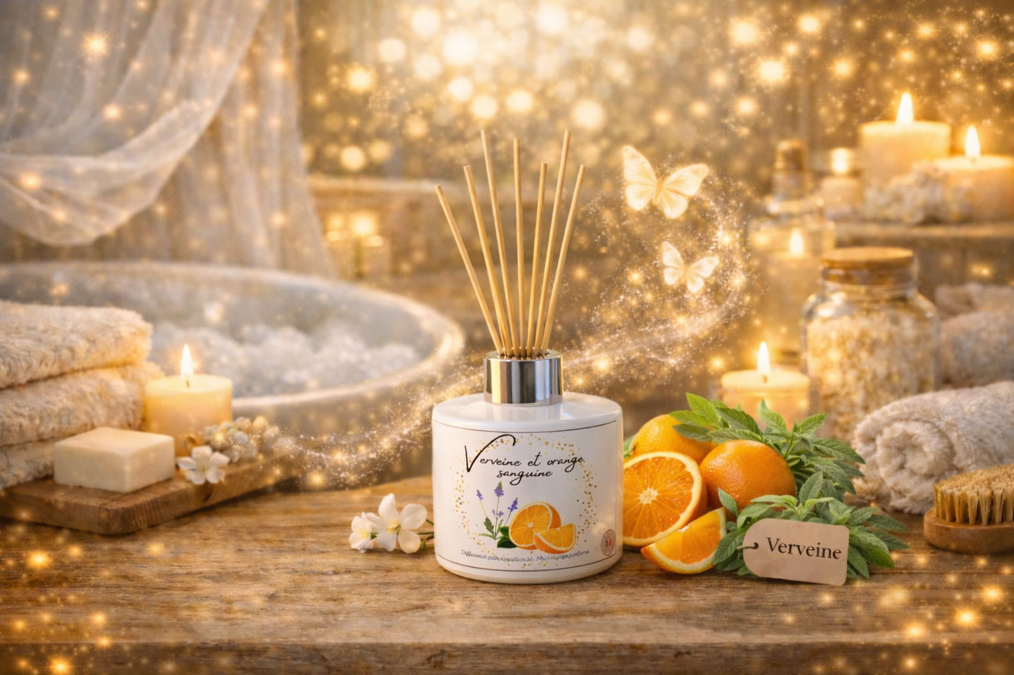 Diffuseur par capillarité - Verveine et orange sanguine